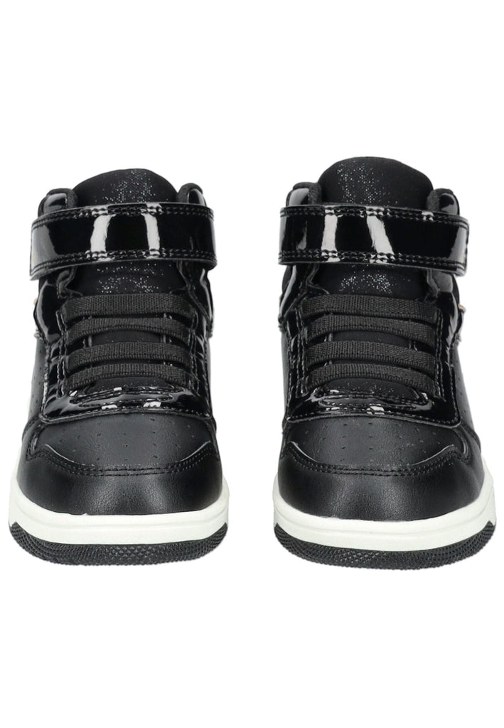 Geox Sneaker Lederimitat/Textil Schwarz Warmfutter
