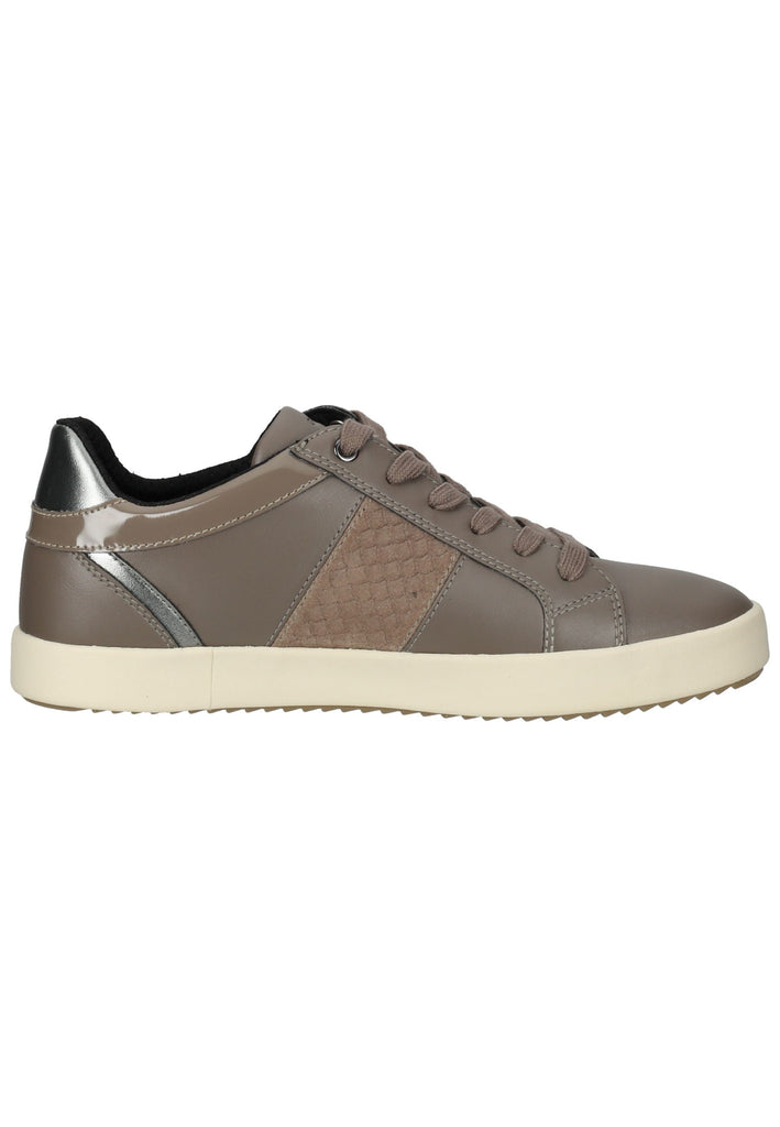 Geox Sneaker Lederimitat/Textil Taupe