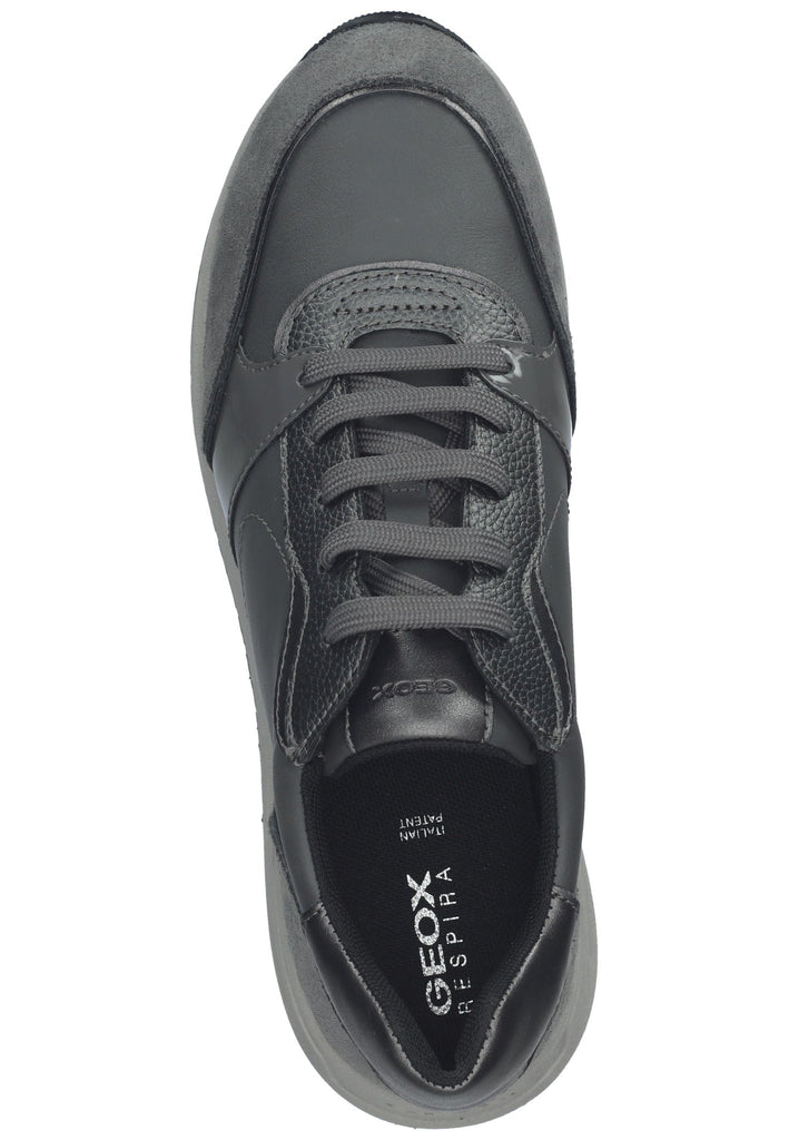 Geox Sneaker Veloursleder/Textil Dunkelgrau