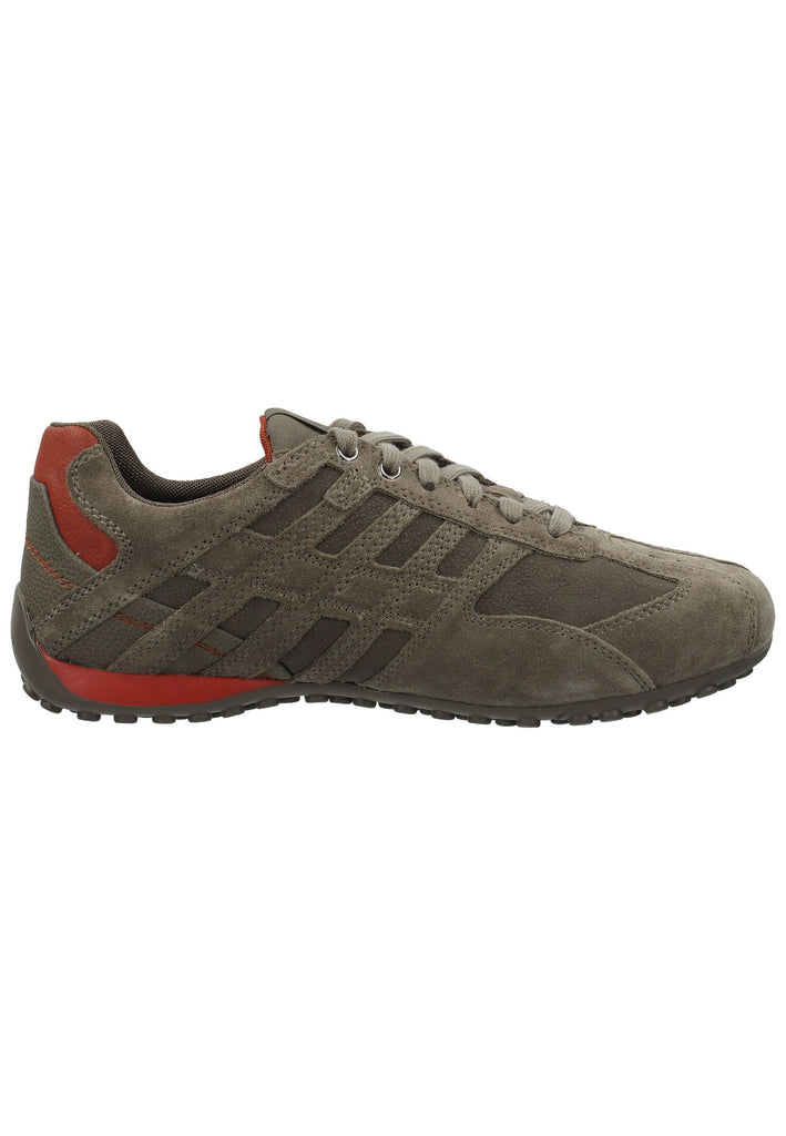 Geox Sneaker Veloursleder/Textil Grau/Orange