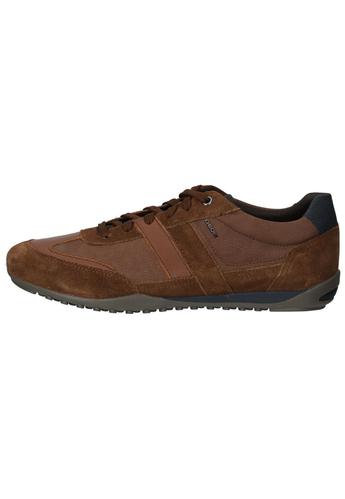 Geox Sneaker Veloursleder/Textil Mittelbraun