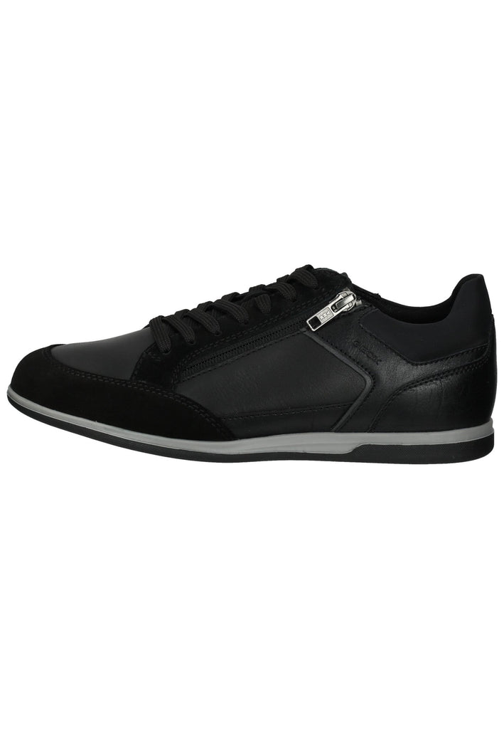 Geox Sneaker Veloursleder/Textil Schwarz