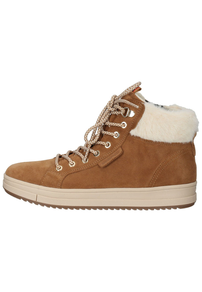 Geox Sneaker Veloursleder/Textil Whisky Warmfutter