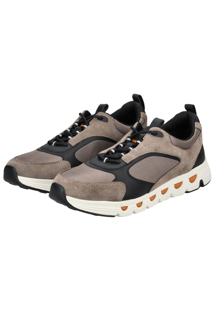 Geox Sneaker Veolurs/Textil/Synthetik Grau/Schwarz