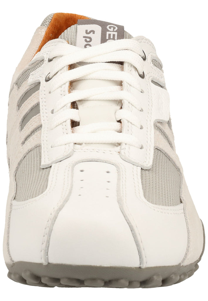 Geox Sneaker Veolurs/Textil/Synthetik Weiß/Grau