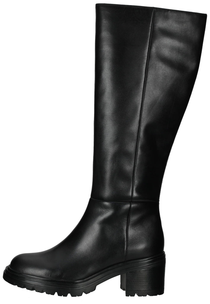 Geox Stiefel Glattleder Schwarz