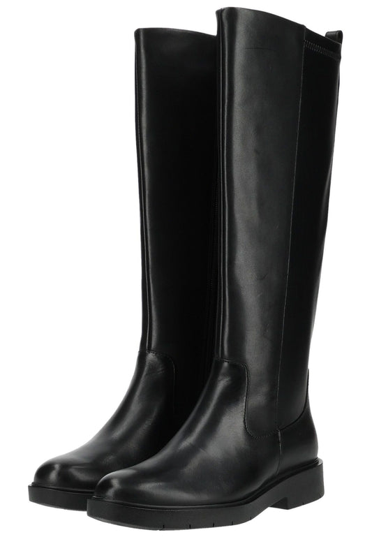 Geox Stiefel Leder Schwarz