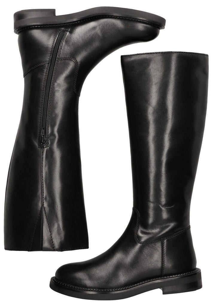 Geox Stiefel Leder Schwarz Warmfutter