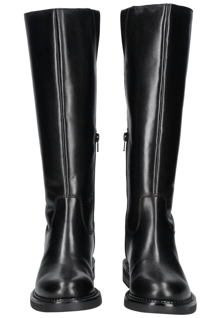Geox Stiefel Leder Schwarz Warmfutter