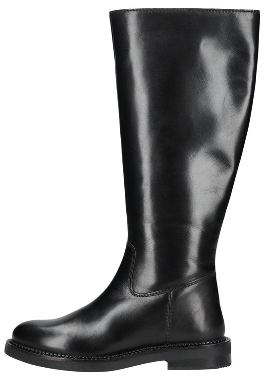 Geox Stiefel Leder Schwarz Warmfutter
