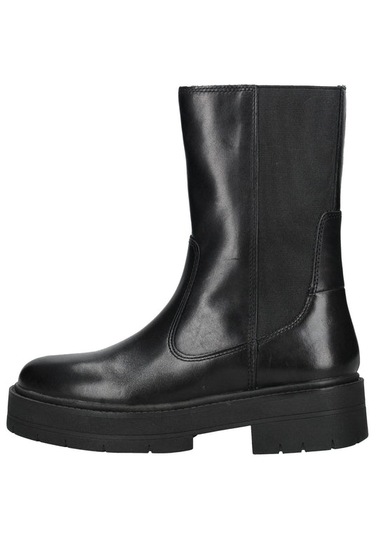 Geox Stiefel Leder/Textil Schwarz