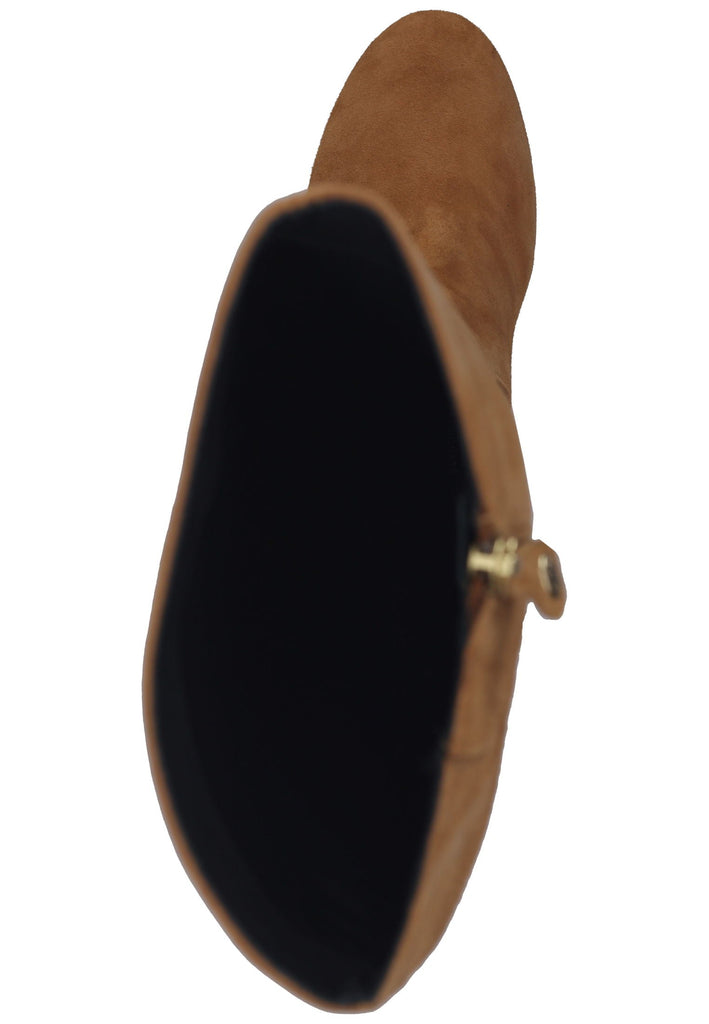 Geox Stiefel Veloursleder Cognac