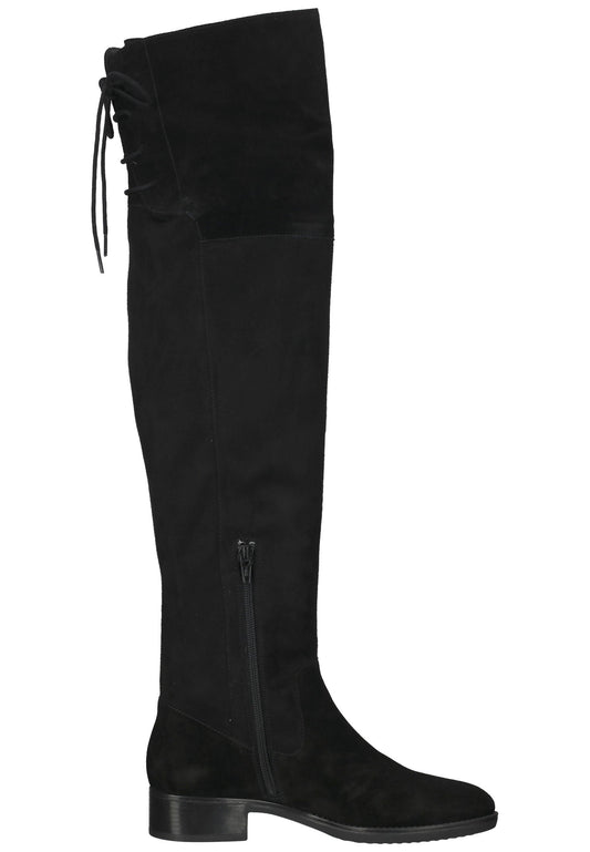Geox Stiefel Veloursleder/Textil Schwarz