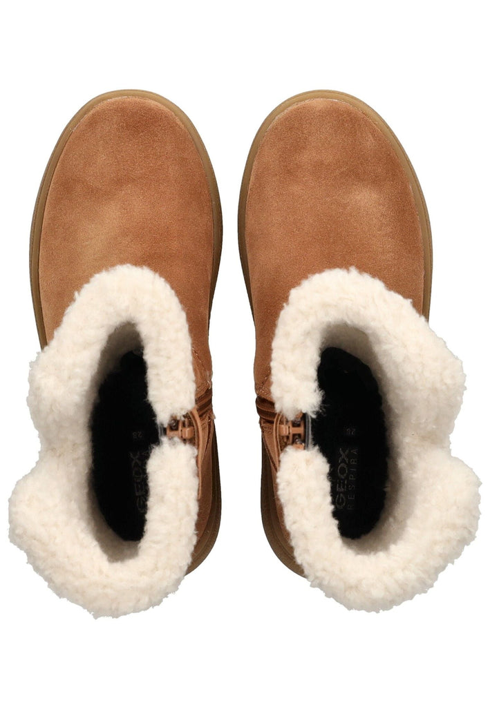 Geox Stiefel Veloursleder/Textil Whisky Warmfutter