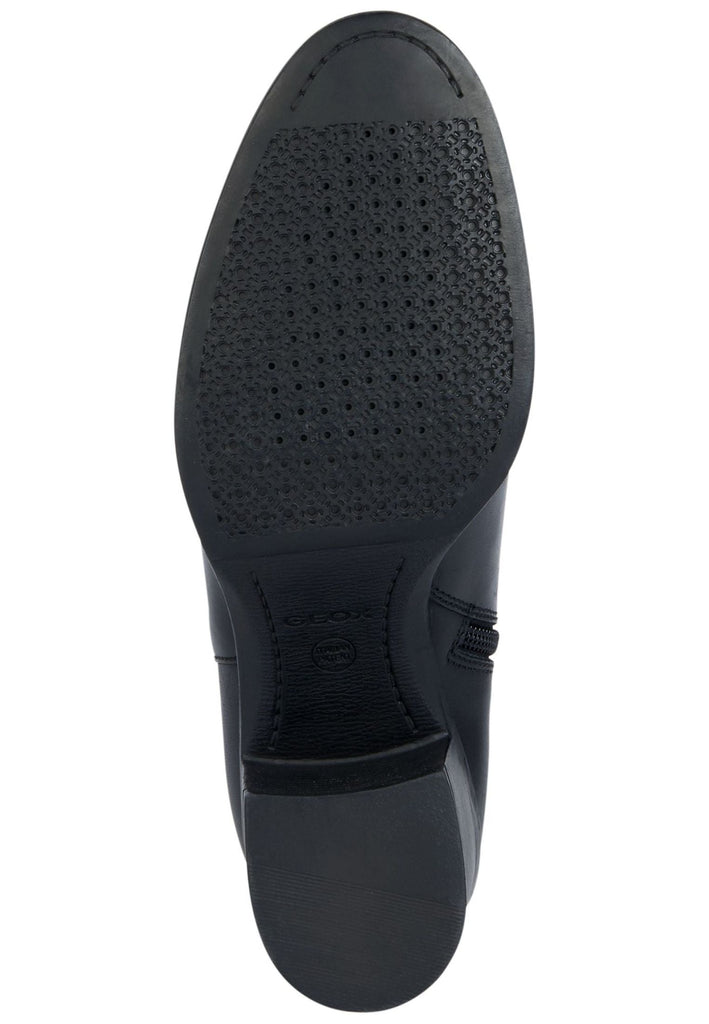 Geox Stiefelette Glattleder Schwarz