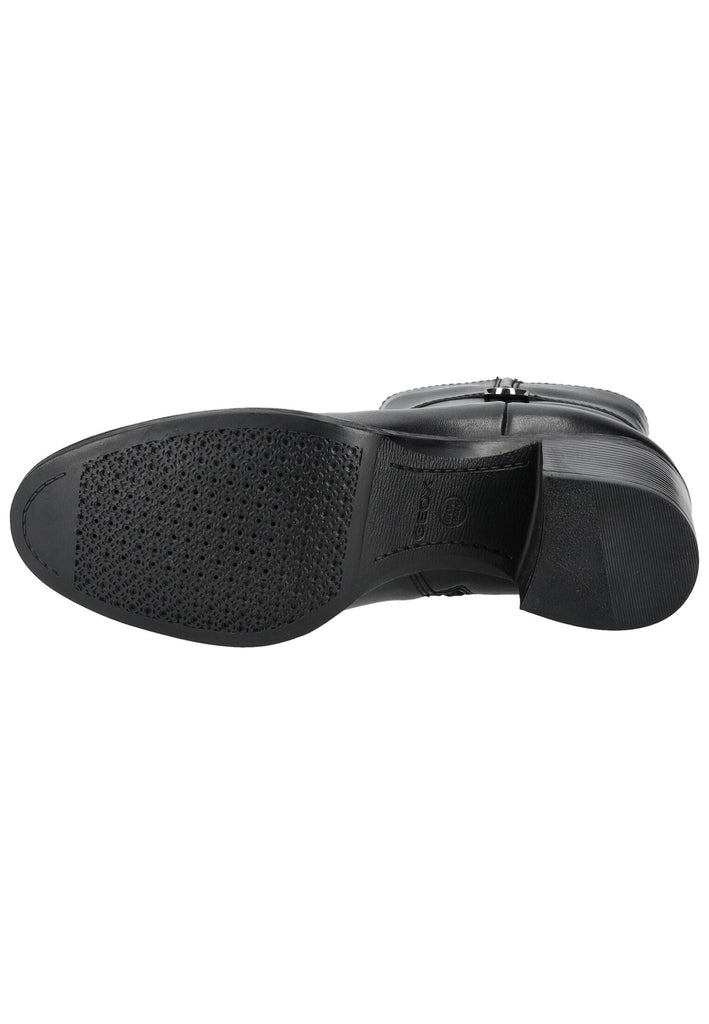 Geox Stiefelette Glattleder Schwarz