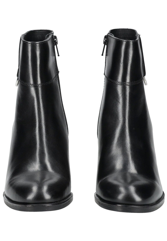 Geox Stiefelette Glattleder Schwarz