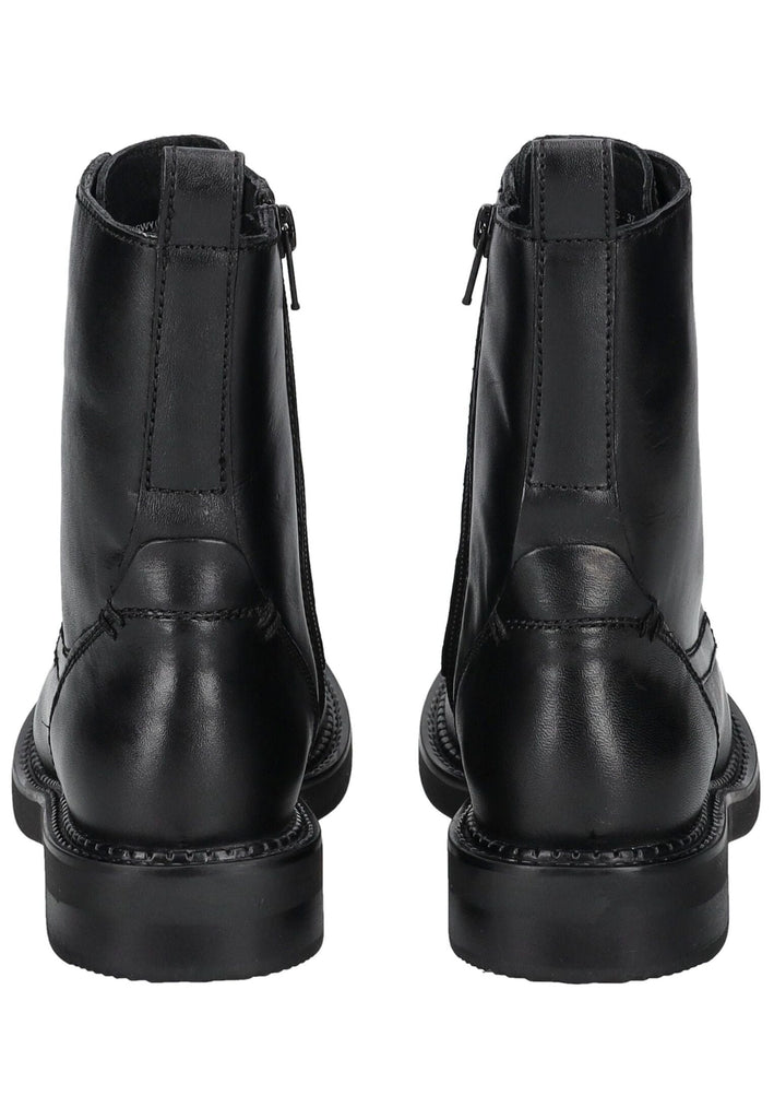 Geox Stiefelette Glattleder Schwarz