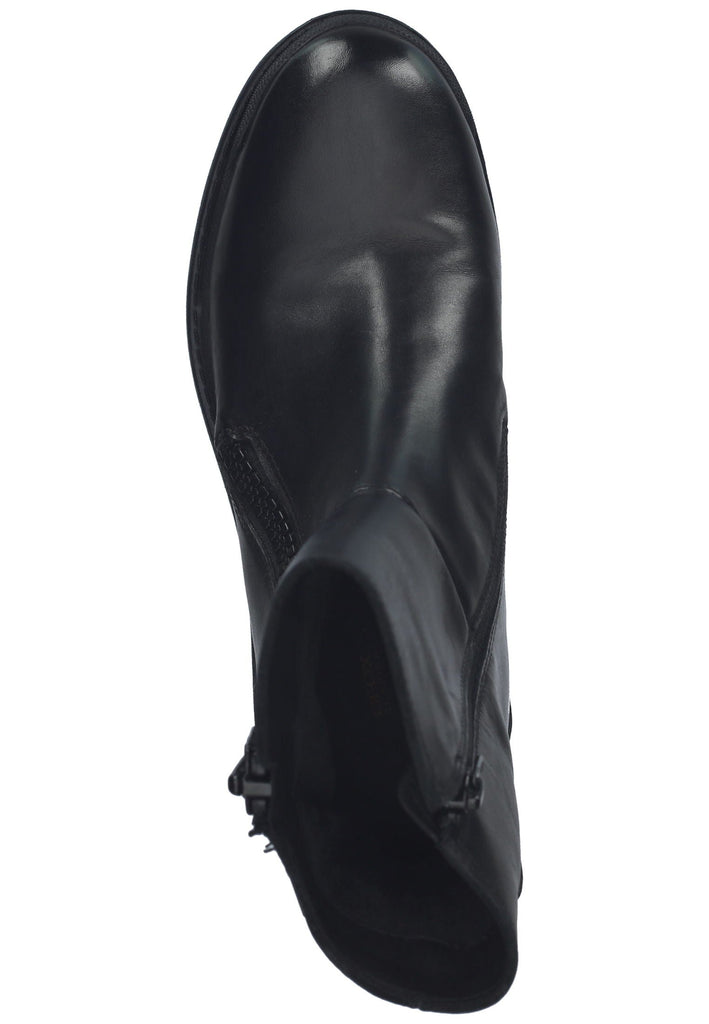 Geox Stiefelette Glattleder Schwarz Warmfutter