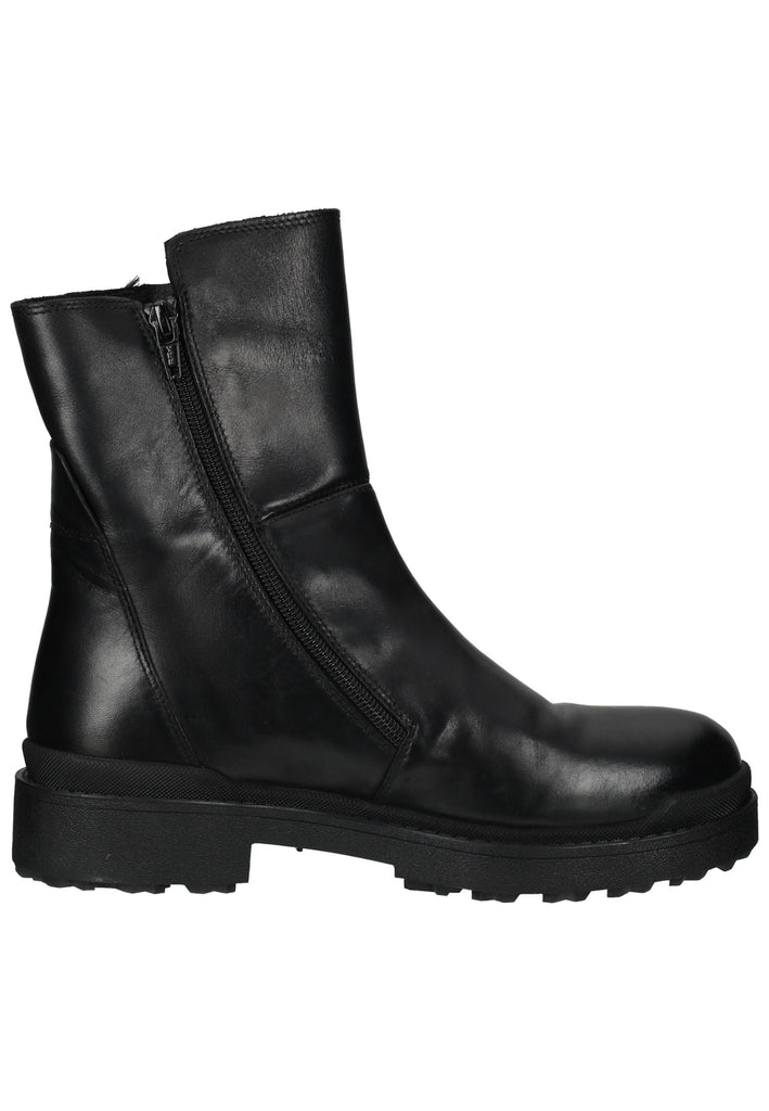 Geox Stiefelette Glattleder Schwarz Warmfutter