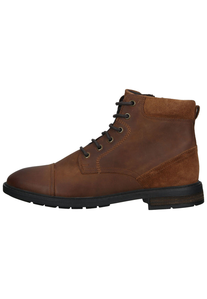 Geox Stiefelette Leder Cognac