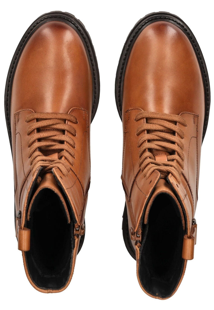 Geox Stiefelette Leder Cognac Warmfutter