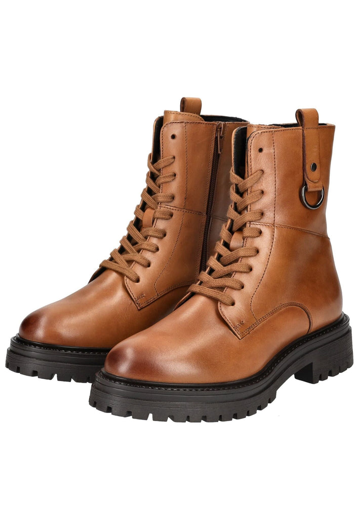 Geox Stiefelette Leder Cognac Warmfutter