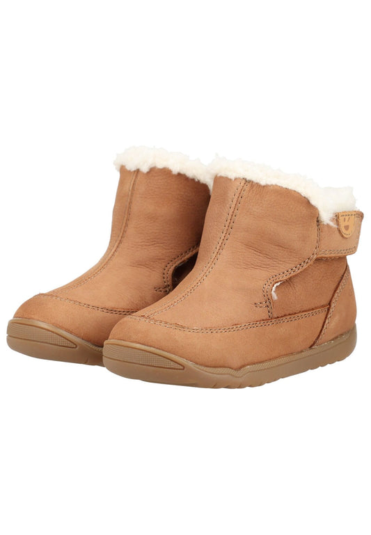 Geox Stiefelette Leder Mittelbraun Warmfutter