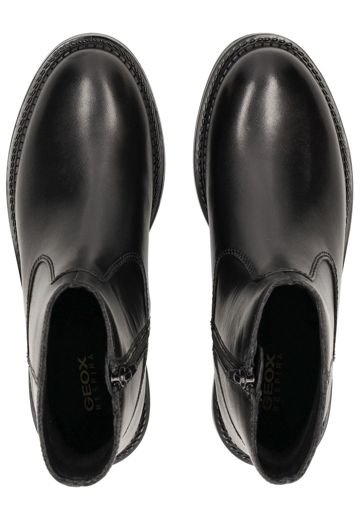 Geox Stiefelette Leder Schwarz