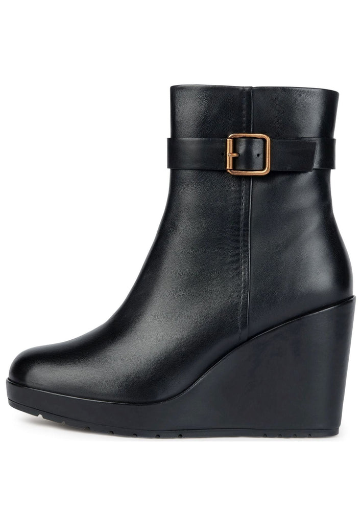 Geox Stiefelette Leder Schwarz