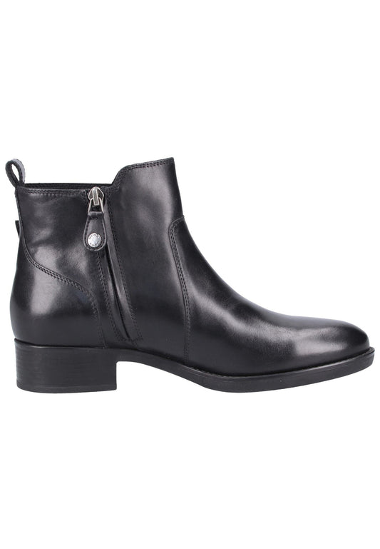 Geox Stiefelette Leder Schwarz