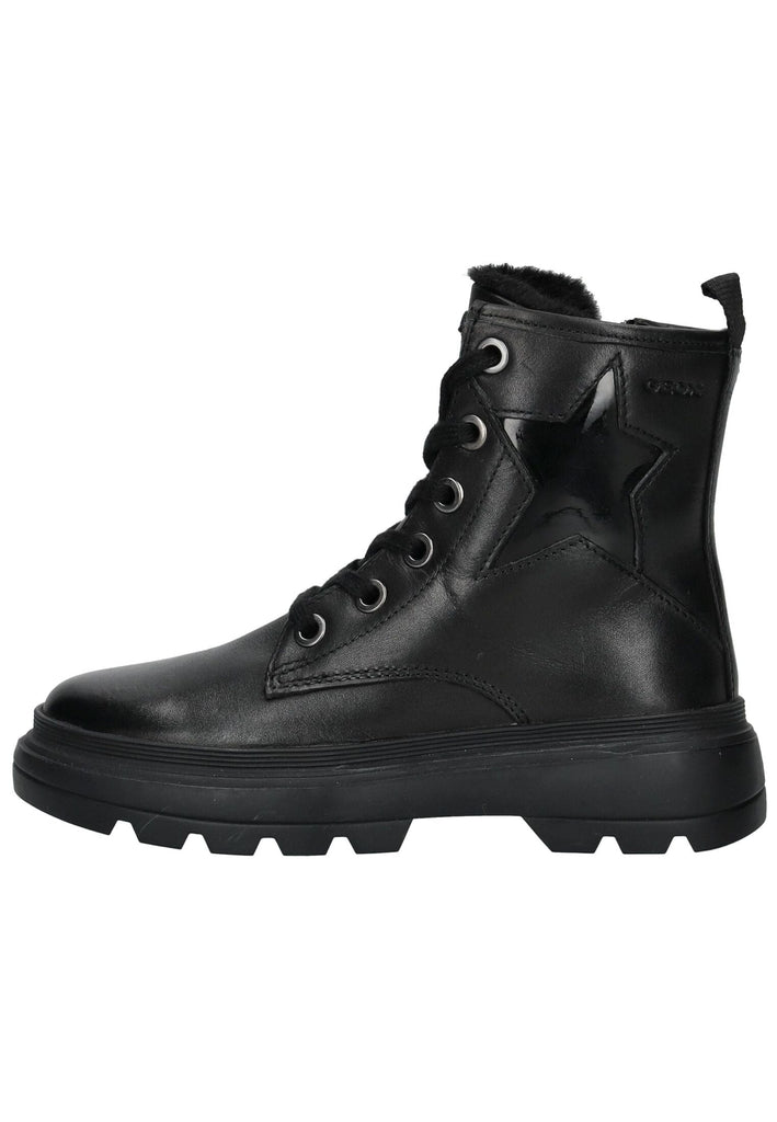 Geox Stiefelette Leder Schwarz Warmfutter