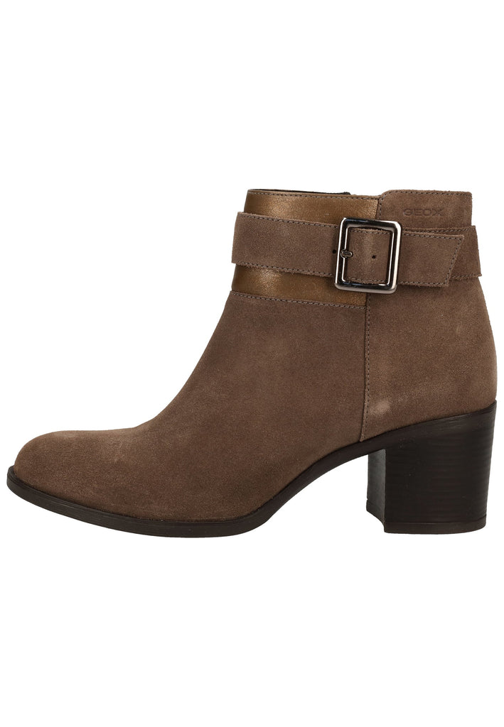 Geox Stiefelette Leder/Synthetik Chestnut