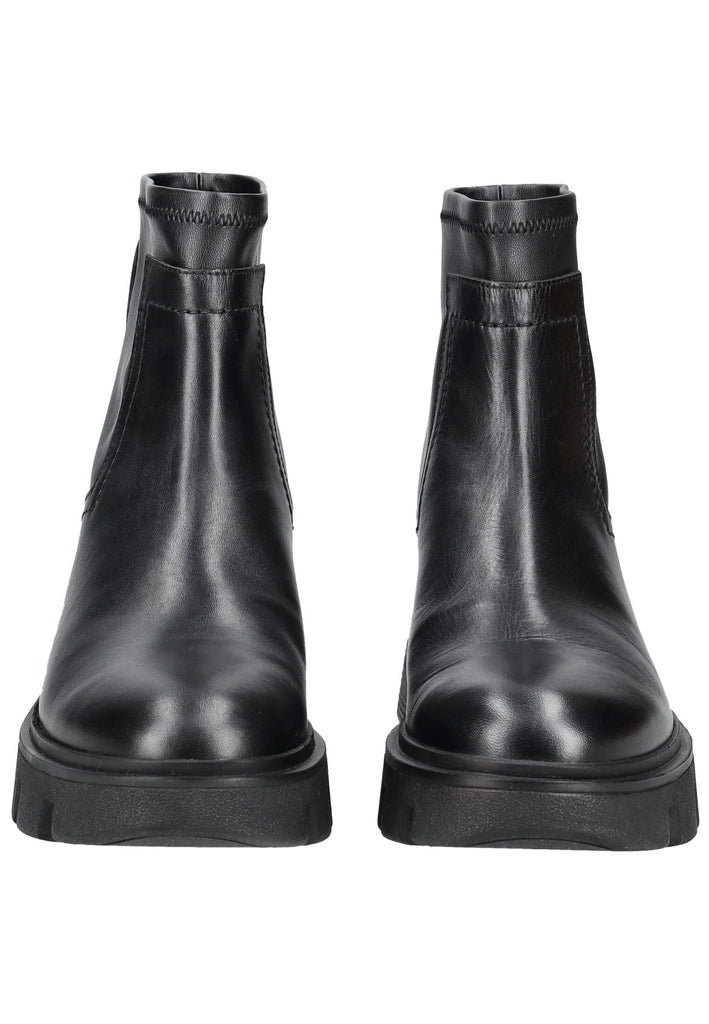 Geox Stiefelette Leder/Synthetik Schwarz