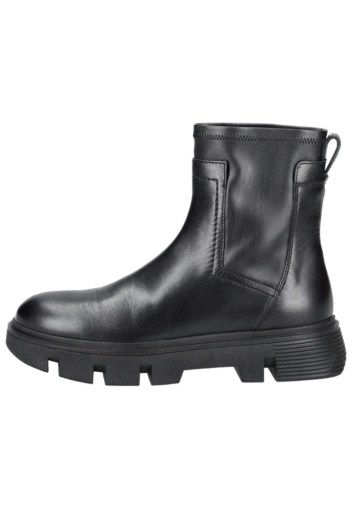 Geox Stiefelette Leder/Synthetik Schwarz