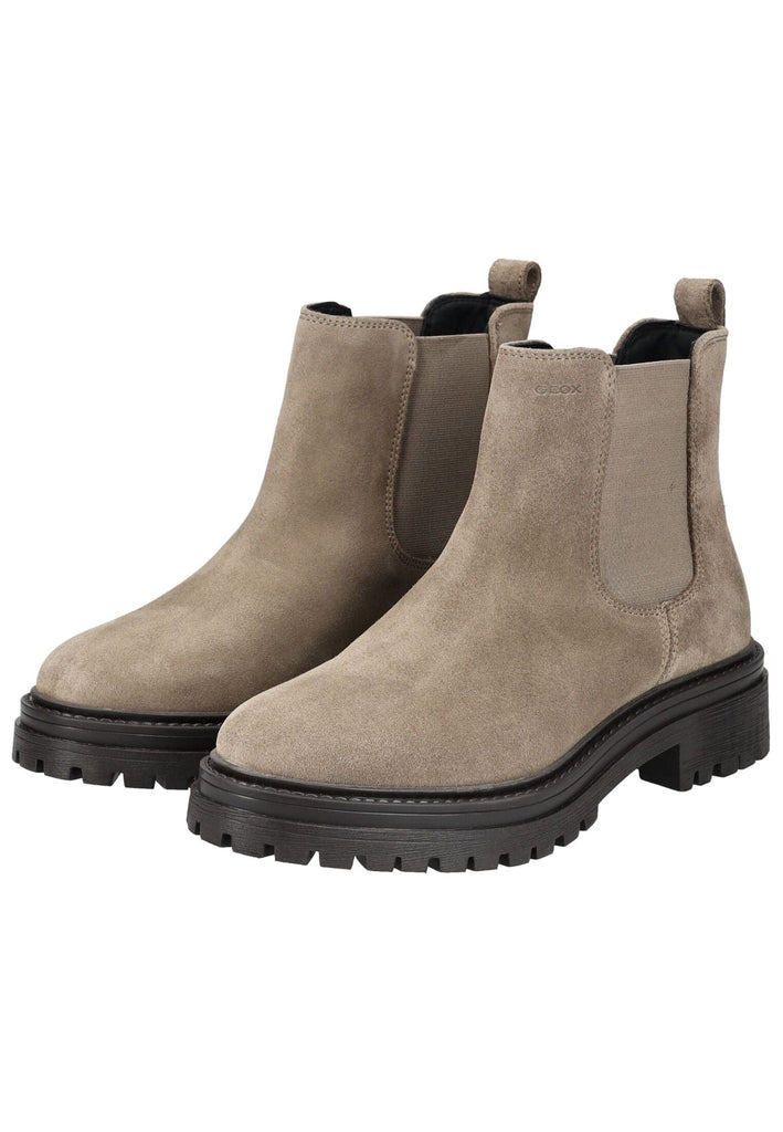 Geox Stiefelette Leder Taupe
