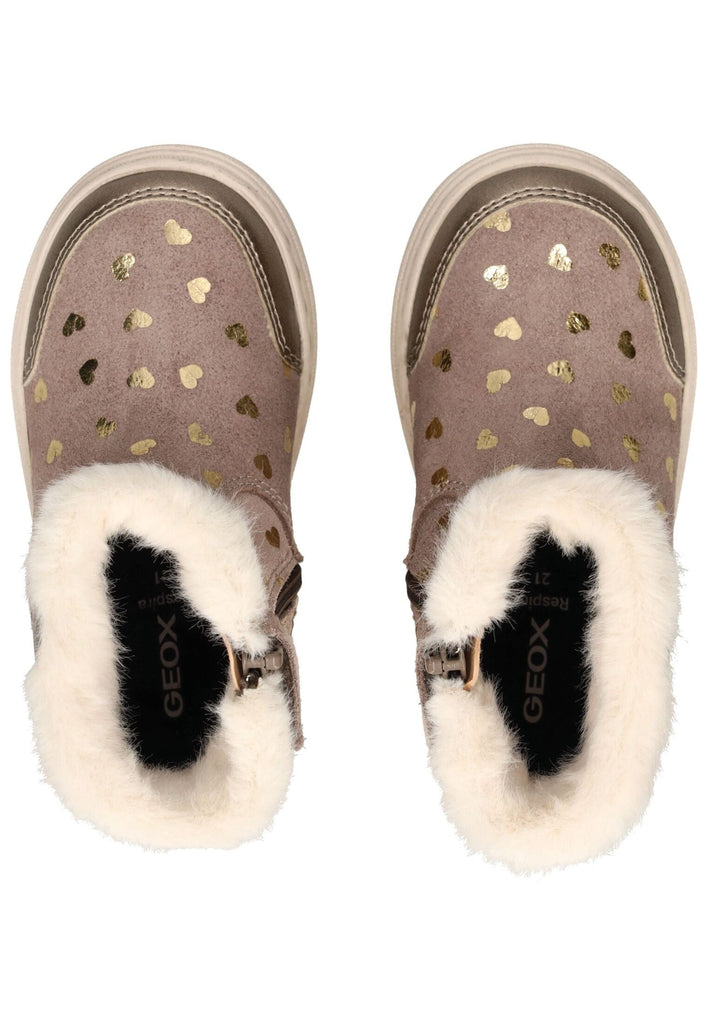 Geox Stiefelette Leder/Textil Beige