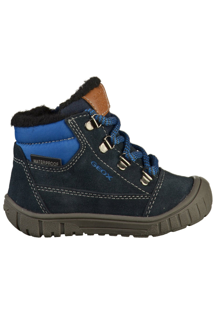 Geox Stiefelette Leder/Textil Blau
