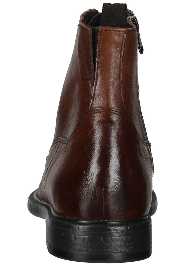 Geox Stiefelette Leder/Textil Braun