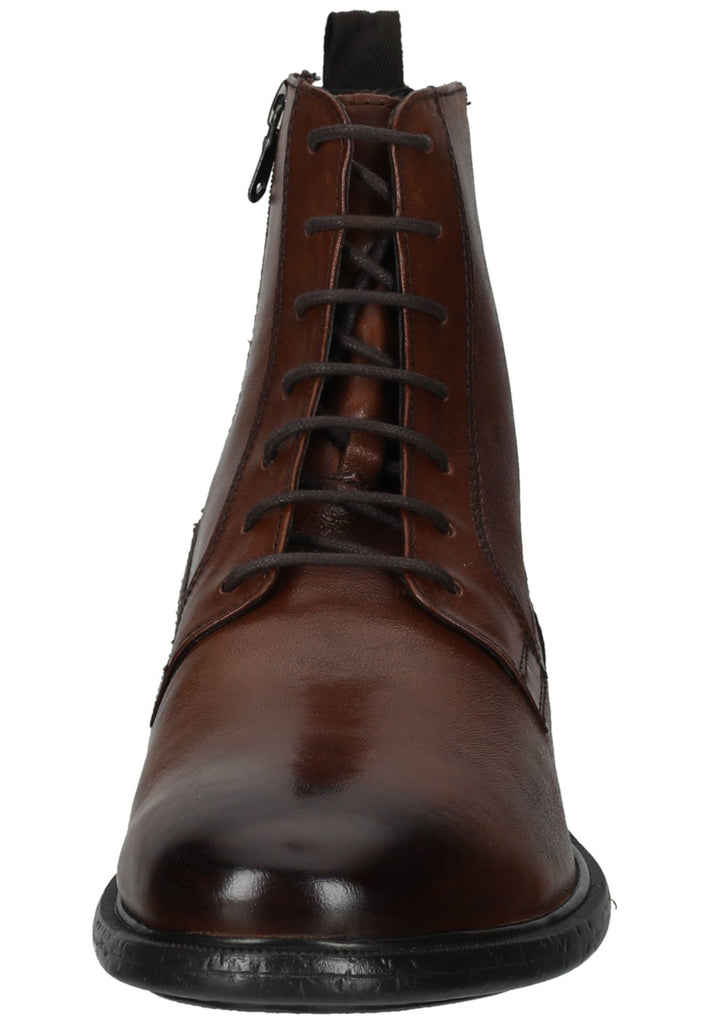 Geox Stiefelette Leder/Textil Braun