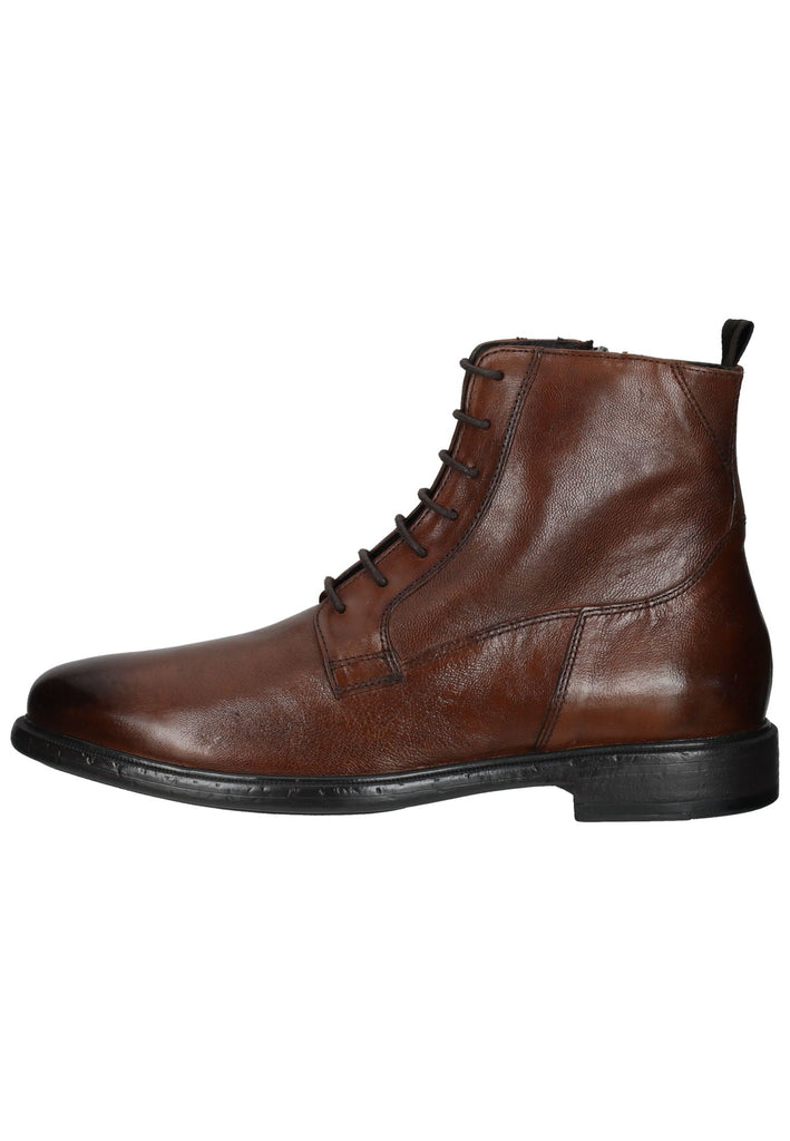 Geox Stiefelette Leder/Textil Braun
