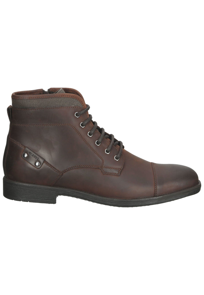 Geox Stiefelette Leder/Textil Braun