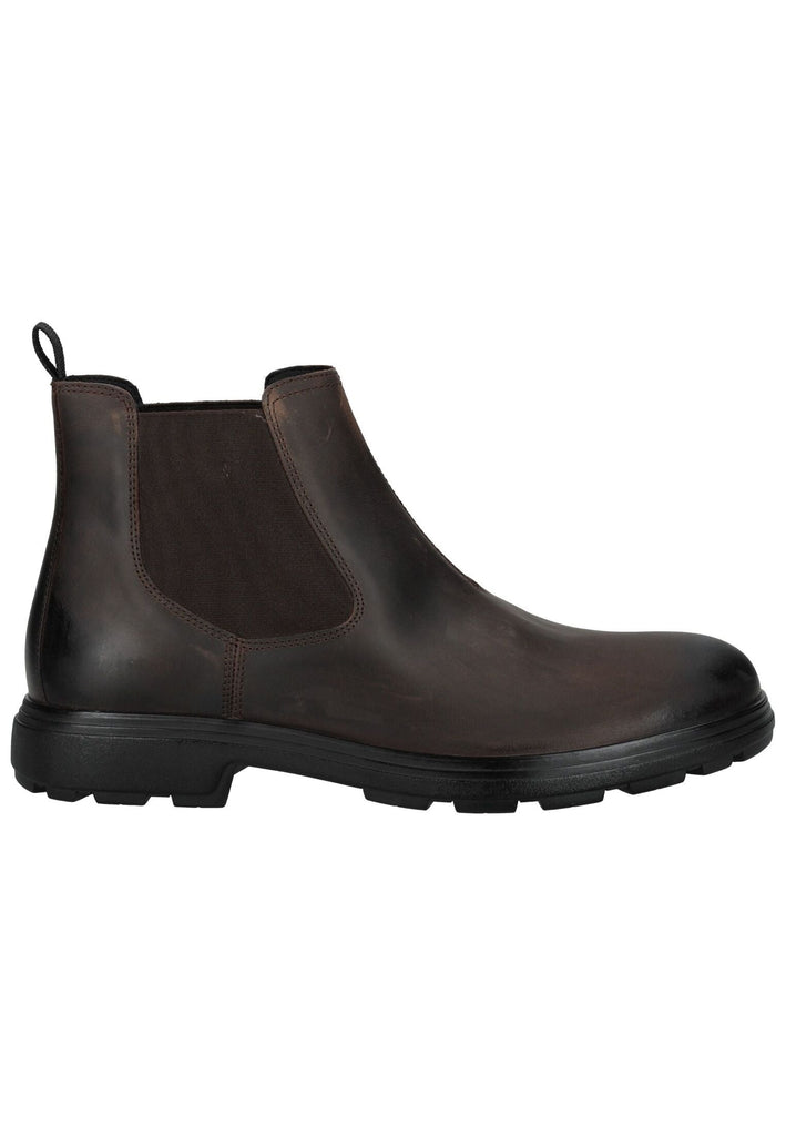 Geox Stiefelette Leder/Textil Coffee