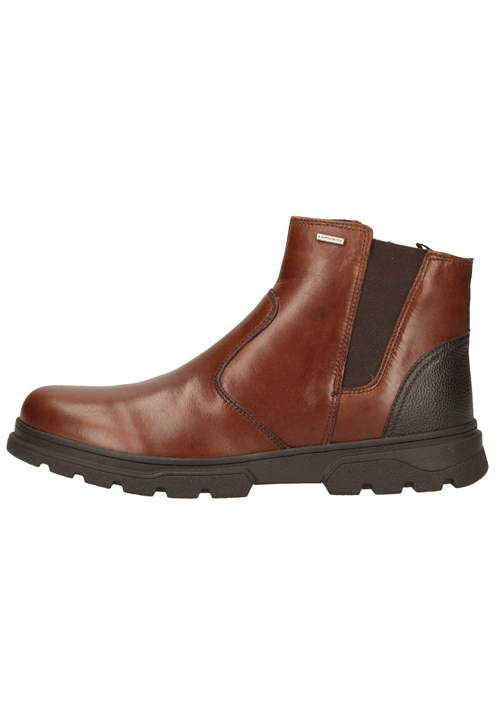 Geox Stiefelette Leder/Textil Coffee