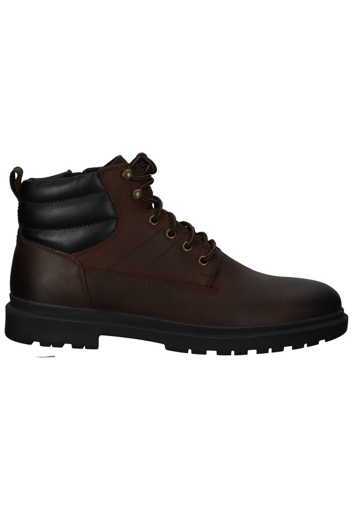 Geox Stiefelette Leder/Textil Coffee Warmfutter