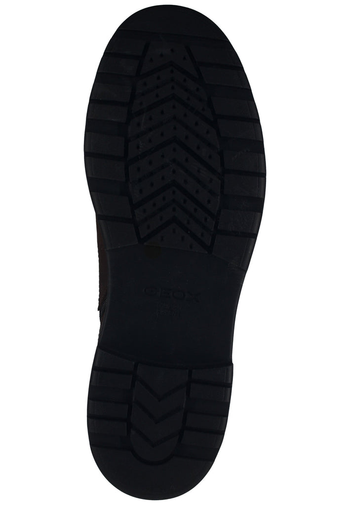 Geox Stiefelette Leder/Textil Coffee Warmfutter