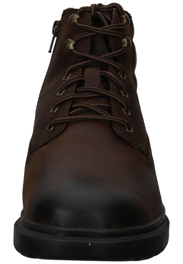 Geox Stiefelette Leder/Textil Coffee Warmfutter