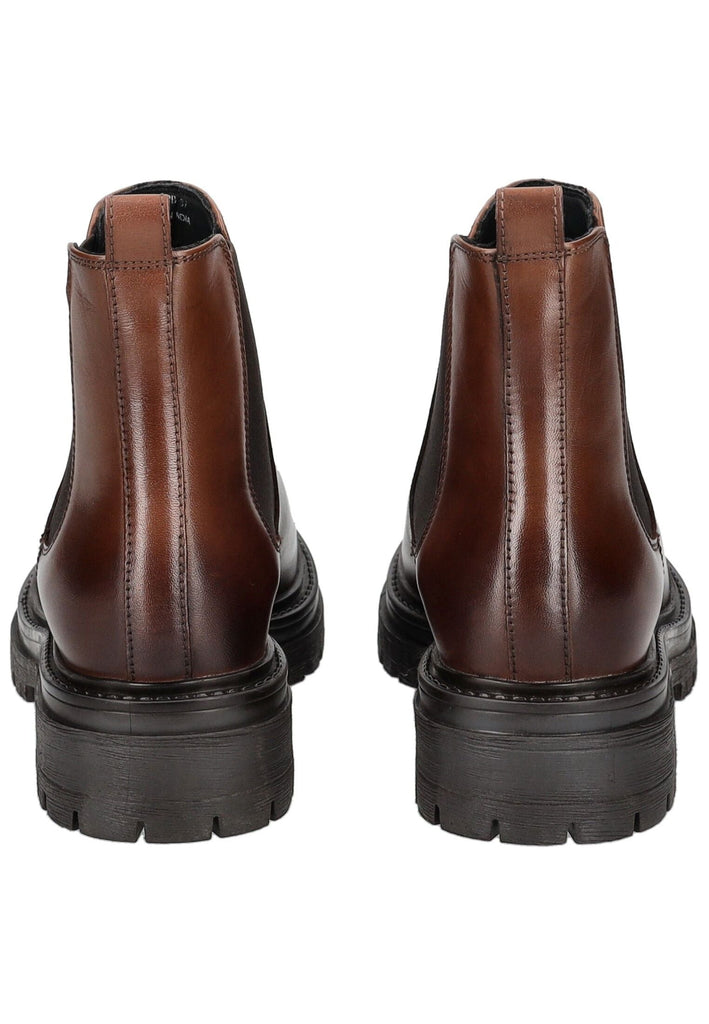 Geox Stiefelette Leder/Textil Dunkelbraun