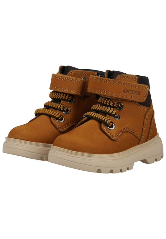 Geox Stiefelette Leder/Textil Gelb
