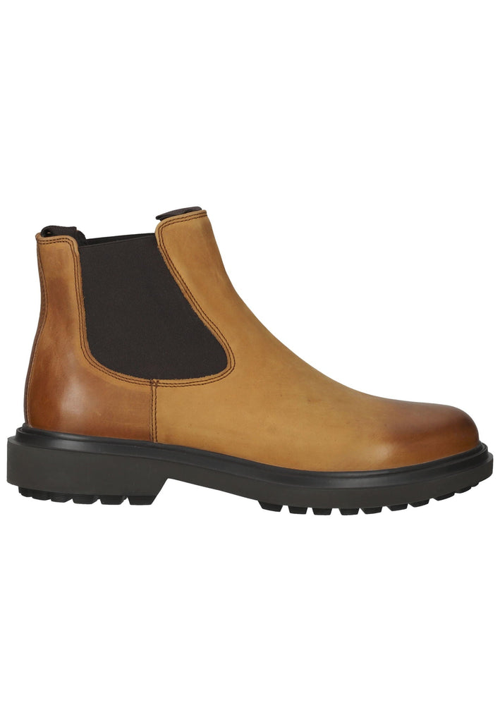 Geox Stiefelette Leder/Textil Mustard